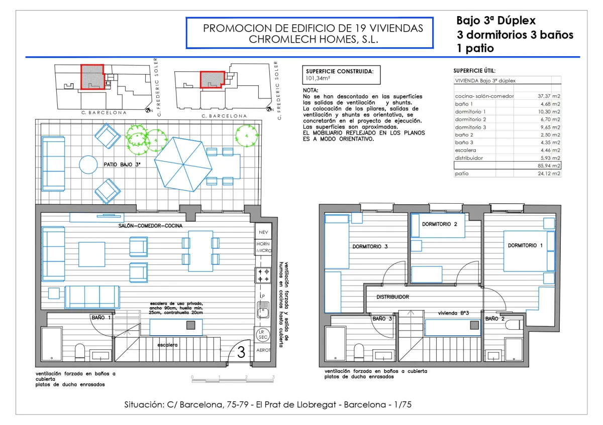 6360 Obra Nueva en El Prat de Llobregat 