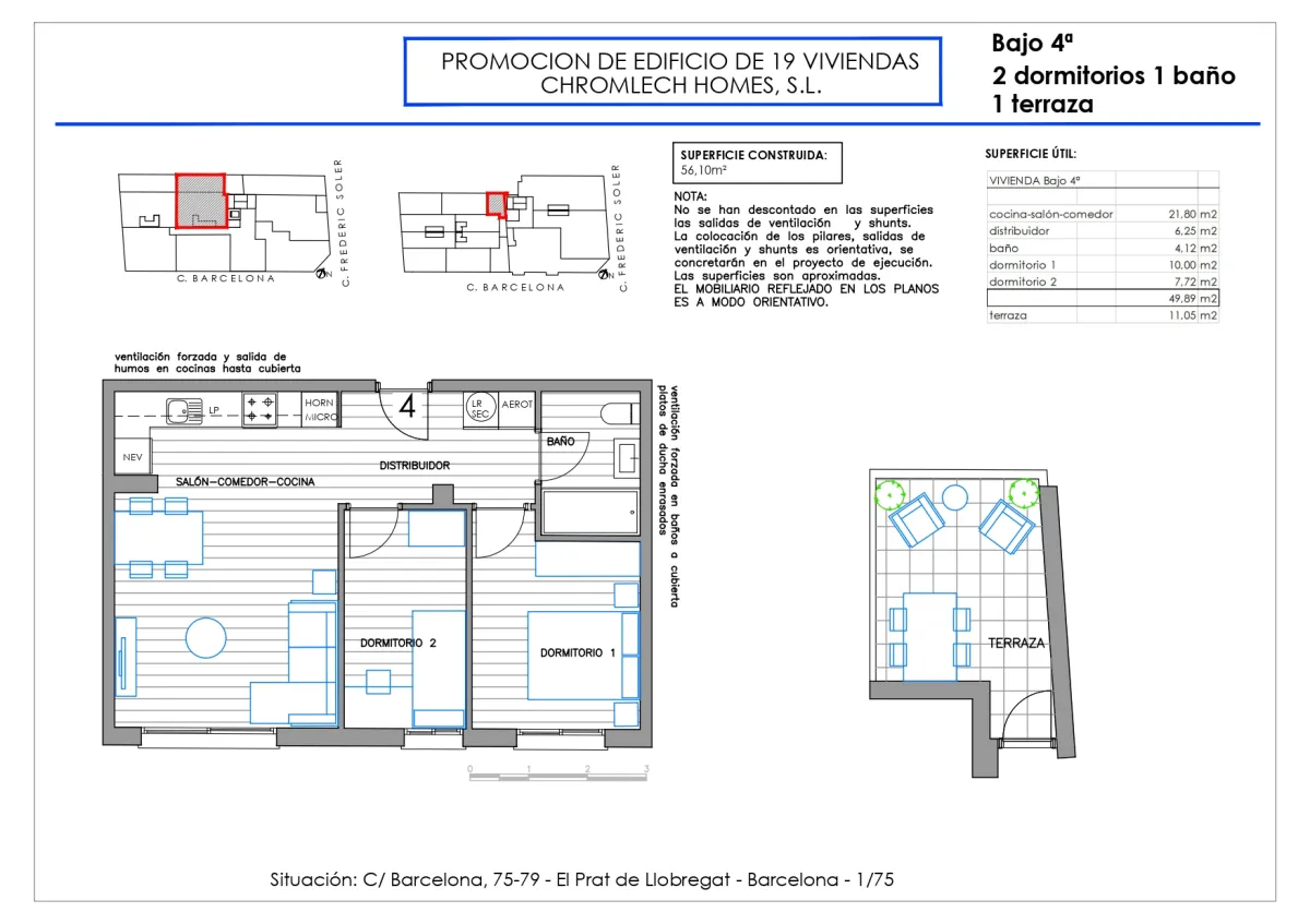 6359 Obra Nueva en El Prat de Llobregat 