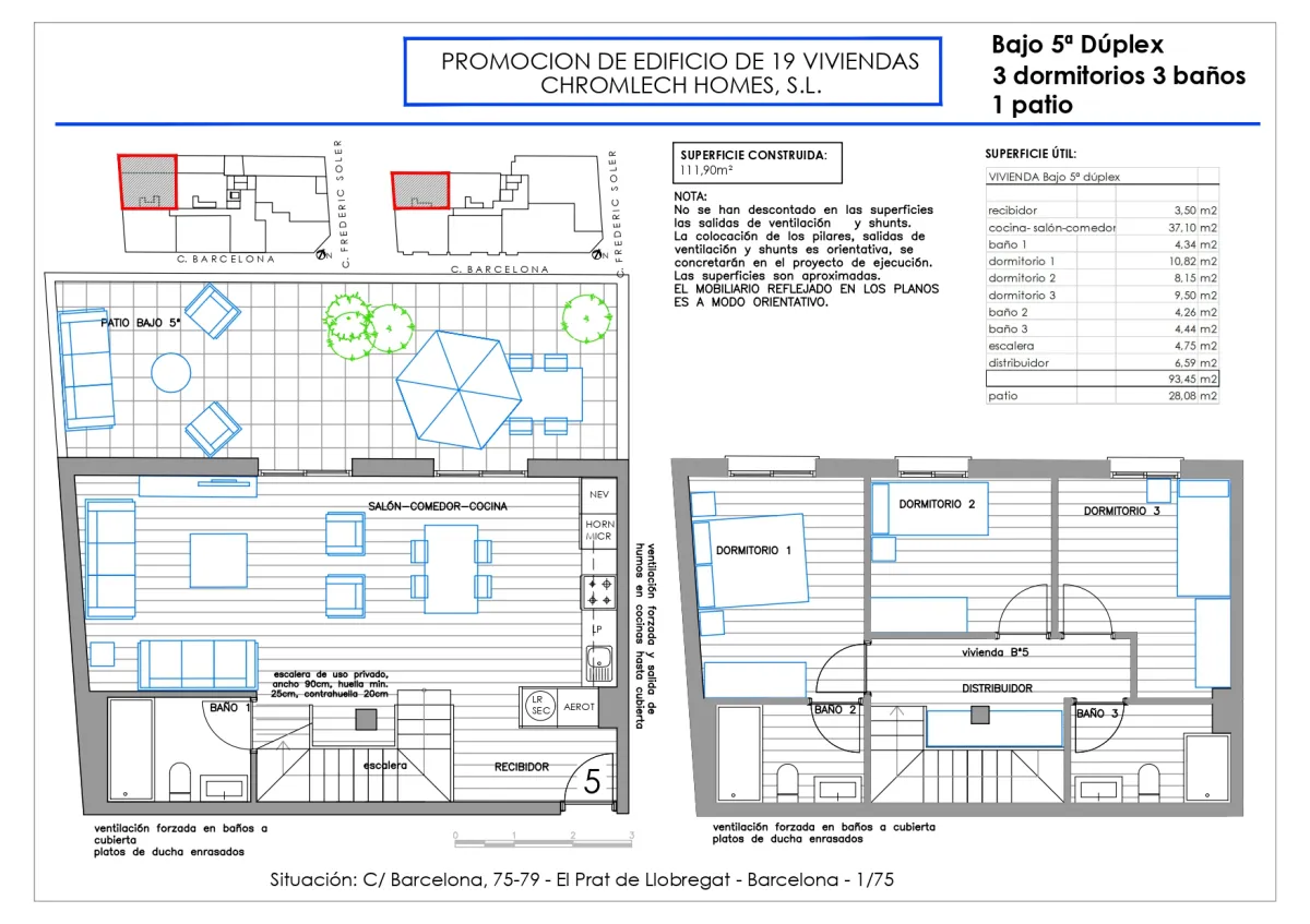 6358 Obra Nueva en El Prat de Llobregat 